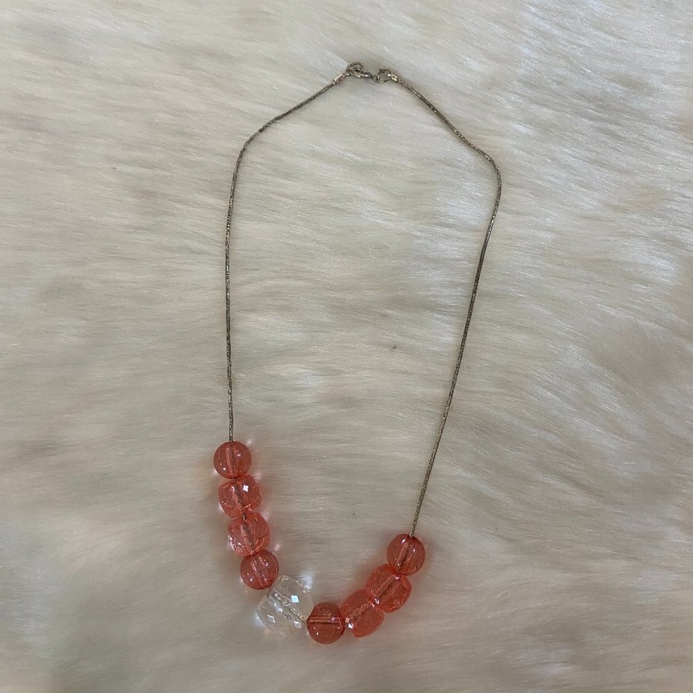 Pink Beaded Necklace